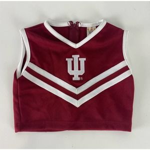 VTG Baby Little King Toddler Indiana Hoosiers USA cheerleading uniform top 3